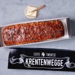 Stel zelf je krentenwegge geschenk samen, wegge in doos met volle roomboter